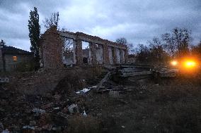 Consequences of Russian shelling in Kharkiv region